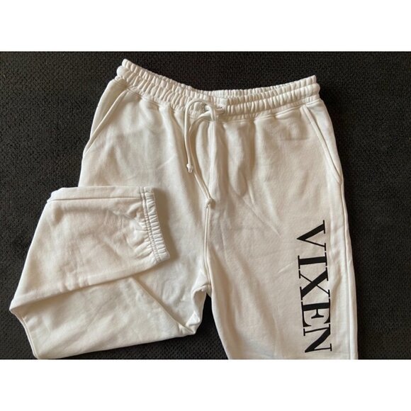 NWT Vixen Jogger size medium White Loungewear Pants - Picture 3 of 6